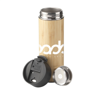 Logotrade liikelahja tuotekuva: Sakura 360 ml bambu lämpöpullo/termokuppi