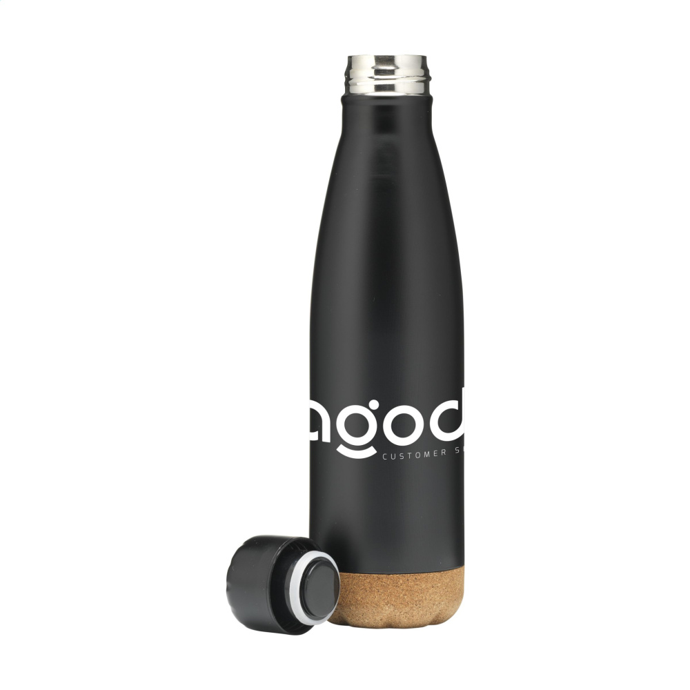 Logo trade liikelahja mainoslahja tuotekuva: Topflask Cork 470 ml juomapullo