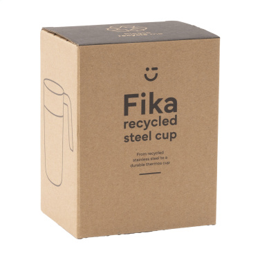 Logotrade mainoslahjat ja liikelahjat tuotekuva: Fika RCS Recycled Steel Cup 400 ml lämpökuppi