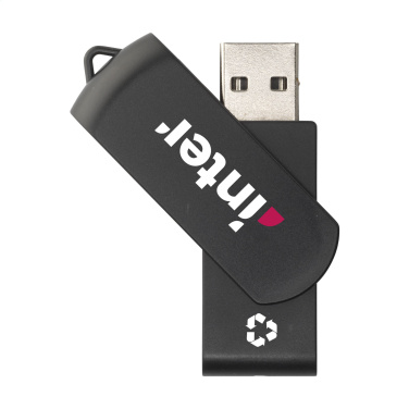 Logo trade mainoslahjat tuotekuva: USB Twist Recycle 64 Gt