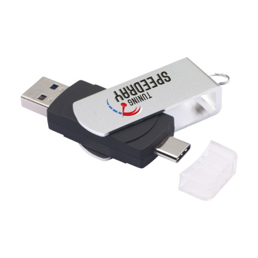 Logotrade mainoslahjat ja liikelahjat tuotekuva: USB Dual Connect 3.0 - Type-C 8 Gt