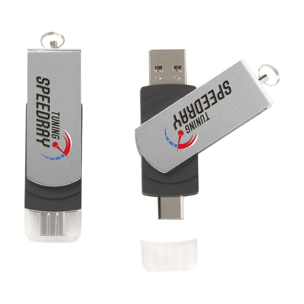 Logo trade mainoslahjat ja liikelahjat kuva: USB Dual Connect 3.0 - Type-C 32 Gt