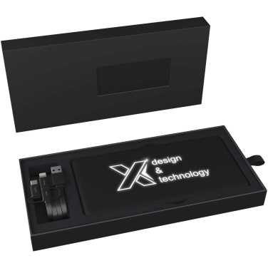Logotrade mainoslahja ja liikelahja kuva: SCX.design P30 8000 mAh solar varavirtalähde, valaistuva