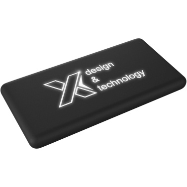 Logo trade mainostuote kuva: SCX.design P30 8000 mAh solar varavirtalähde, valaistuva