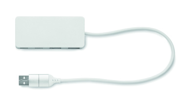 Logo trade mainoslahjat tuotekuva: USB-keskitin 4 porttia 27,5 cm