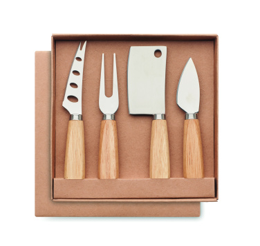 Logo trade liikelahja kuva: 4 kpl juustoveitsen setti