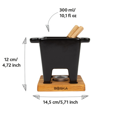 Logotrade mainoslahjat ja liikelahjat tuotekuva: BOSKA Tapas Fondue Nero - 300 ml