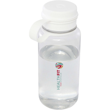 Logotrade mainoslahja tuotekuva: Ryder 900 ml:n RCS-sertifioitu RPET-urheilupullo monitoimikannella