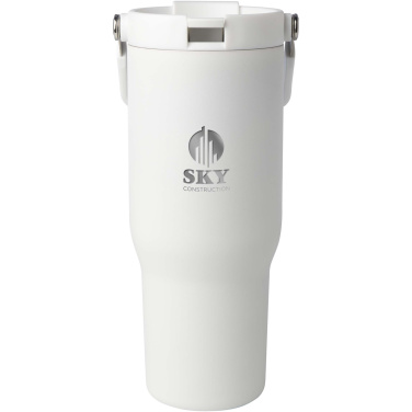 Logotrade mainoslahja ja liikelahja kuva: Bronx 900 ml:n RCS-sertifioidusta kierrätetystä ruostumattomasta teräksestä valmistettu kuparityhjiöeristetty juomamuki, jossa on kaksitoiminen kansi