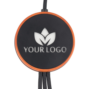 Logo trade liikelahjat tuotekuva: Iso kaapeli 4in1 valaistulla logolla - i5w