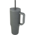 Brady 900 ml:n RCS-sertifioitu eristetty juomamuki silikonipillillä, Harmaa