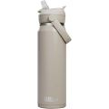 Camelbak® Thrive Flip VSS 750 ml:n ruostumattomasta teräksestä valmistettu vesipullo kääntyvällä pillillä, Vaaleanharmaa