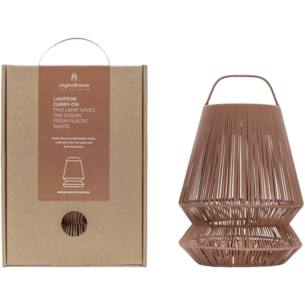 Logo trade mainoslahjat tuotekuva: Originalhome Lampion kierrätetty kannettava lampunvarjostin