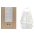 Originalhome Lampion kierrätetty kannettava lampunvarjostin, Vaaleanharmaa