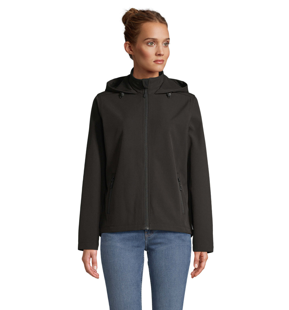 Logo trade mainostuote kuva: RACE WOMEN HOODED JACKET