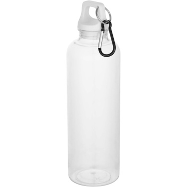 Logotrade mainostuote tuotekuva: Oregon 750 ml:n RCS-kierrätetystä muovista valmistettu vesipullo jousihaalla