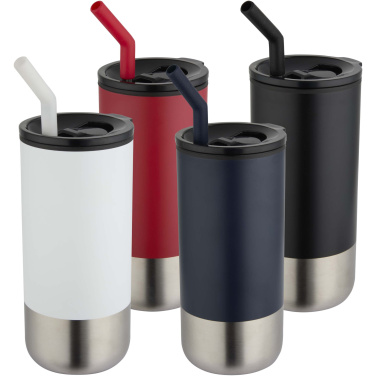 Logotrade mainostuote tuotekuva: Grayson 480 ml:n RCS-kierrätetty, eristetty juomamuki pillillä