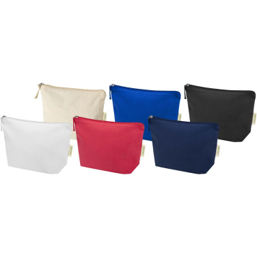 Logotrade mainostuotet kuva: Odisha 180 g/m²:n OCS-sertifioitu toilettilaukku tilavuus 1 litra