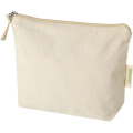 Odisha 180 g/m²:n OCS-sertifioitu toilettilaukku tilavuus 1 litra, Luonnollinen