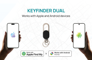 Logotrade mainoslahjat ja liikelahjat tuotekuva: Keyfinder Dual -avaimenperä paikannuksella