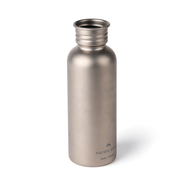 Logo trade mainoslahjat tuotekuva: Nordic Drift Trail -ultrakevyt titaanijuomapullo 600 ml