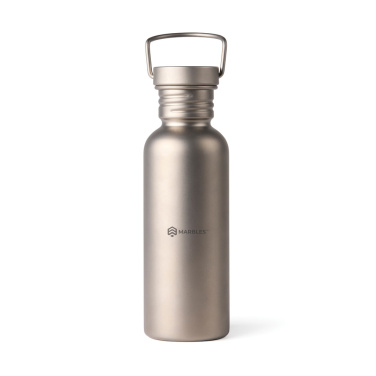 Logotrade mainostuote tuotekuva: Nordic Drift Trail -ultrakevyt titaanijuomapullo 600 ml