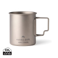Nordic trail-ultrakevyt titaaninen muki 450ml, hopea