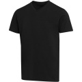 Balfour lyhythihainen, OCS-sertifioitu V-aukkoinen unisex-t-paita 200 g/m²:n kankaasta, Musta
