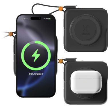 Logo trade liikelahja mainoslahja tuotekuva: Xtorm TravelPro 3-in-1-matkalaturi 30 W ja 10 000 mAh