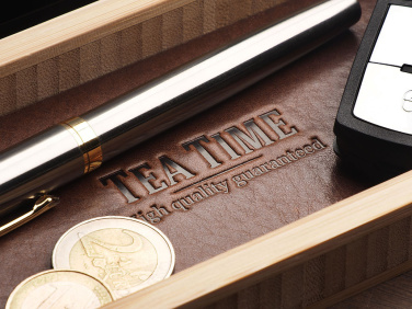 Logotrade verslo dovanos nuotrauka: Medinis rašomojo stalo organizatorius 1852292