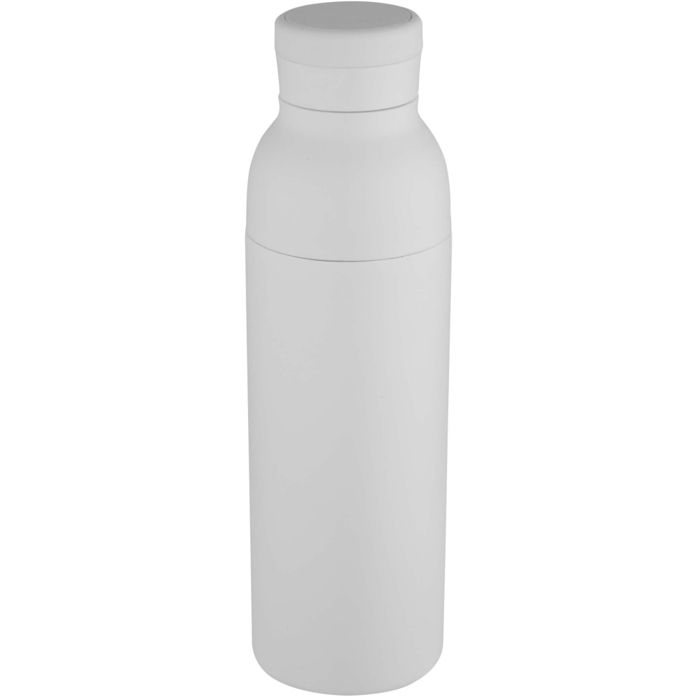 Logotrade reklaminės dovanos nuotrauka: „Illuminate“ 650 ml RCS perdirbto nerūdijančio plieno dvigubos sienelės izoliuotas vandens butelis