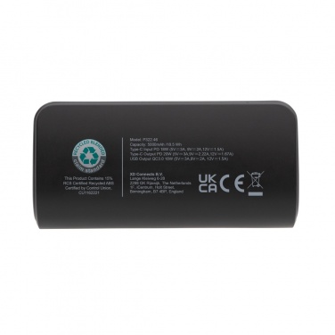 Logotrade biznesa dāvanas foto: FlashCharge RCS rplastic 5000 mah ātrās uzlādes jaudas banka