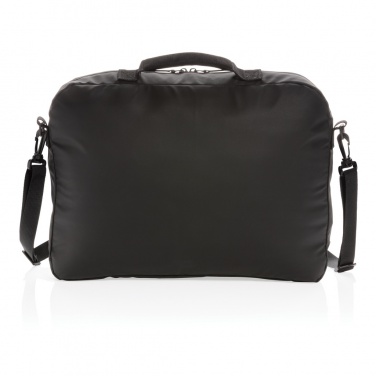 Logotrade dāvanas foto: Modes melna 15,6" klēpjdatora soma bez PVC