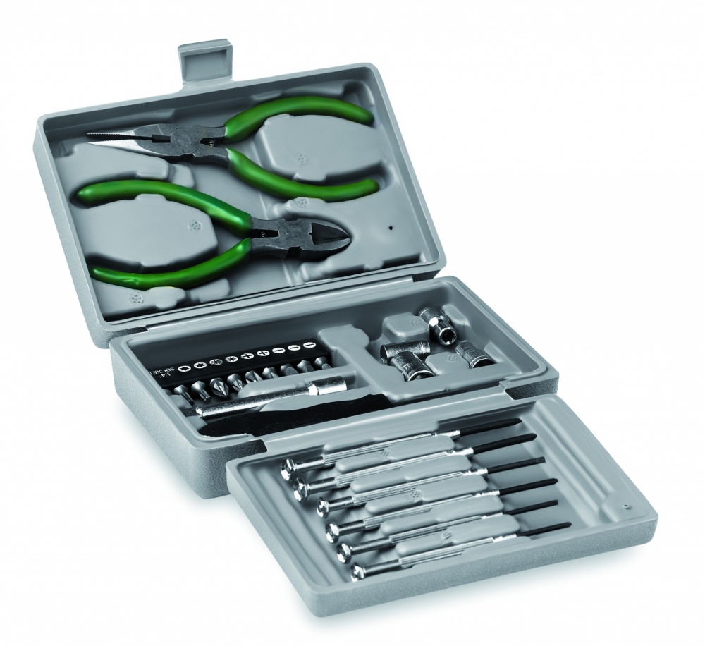Logotrade dāvanas foto: Salokāms 25 daļu instrumentu komplekts
