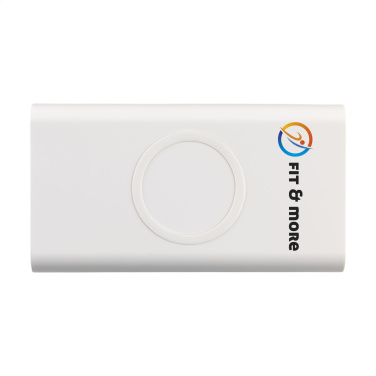 Logotrade biznesa dāvanas foto: Bezvadu Powerbank 8000 C bezvadu lādētājs
