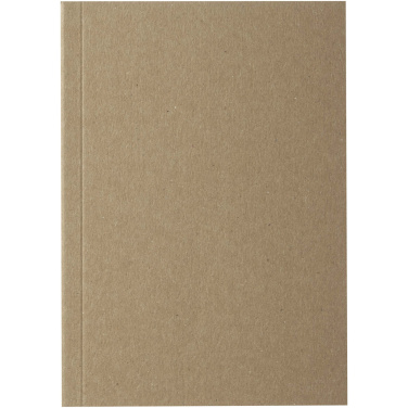 Logotrade logo dāvanas foto: Novella Austen A6 pārstrādāta mīksto vāku kraft piezīmju grāmatiņa - 50 loksnes