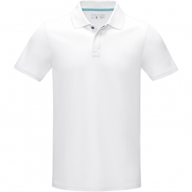 Логотрейд pекламные cувениры картинка: Graphite short sleeve men’s organic polo