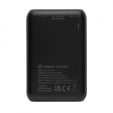 Лого трейд pекламные продукты фото: Блок питания Urban витамин Аламеда 10 000 мАч, 18 Вт, PD