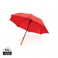 23-дюймовый автоматический бамбуковый зонт Impact AWARE™ RPET 190T, красный