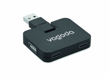 Лого трейд pекламные cувениры фото: 4-портовый USB-хаб