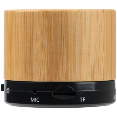 Лого трейд pекламные cувениры фото: Бамбуковый динамик Bluetooth FLEEDWOOD