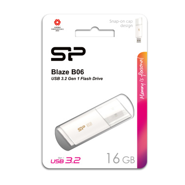 Лого трейд бизнес-подарки фото: Флешка Silicon Power Blaze B06 3.0