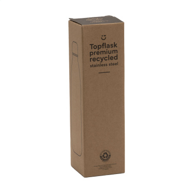 Логотрейд pекламные продукты картинка: Бутылка для питья Topflask Premium RCS из переработанной стали