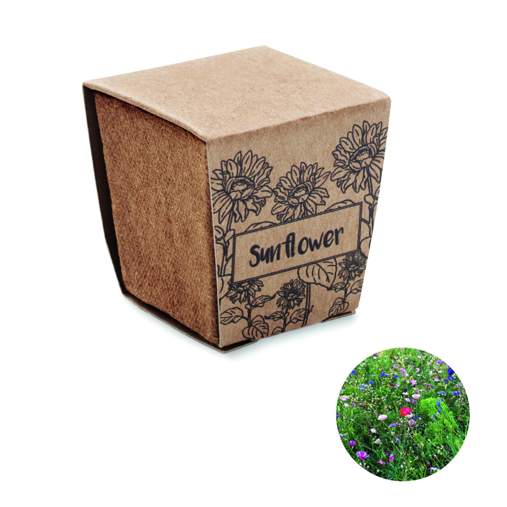 Логотрейд pекламные cувениры картинка: Sunflower growing kit