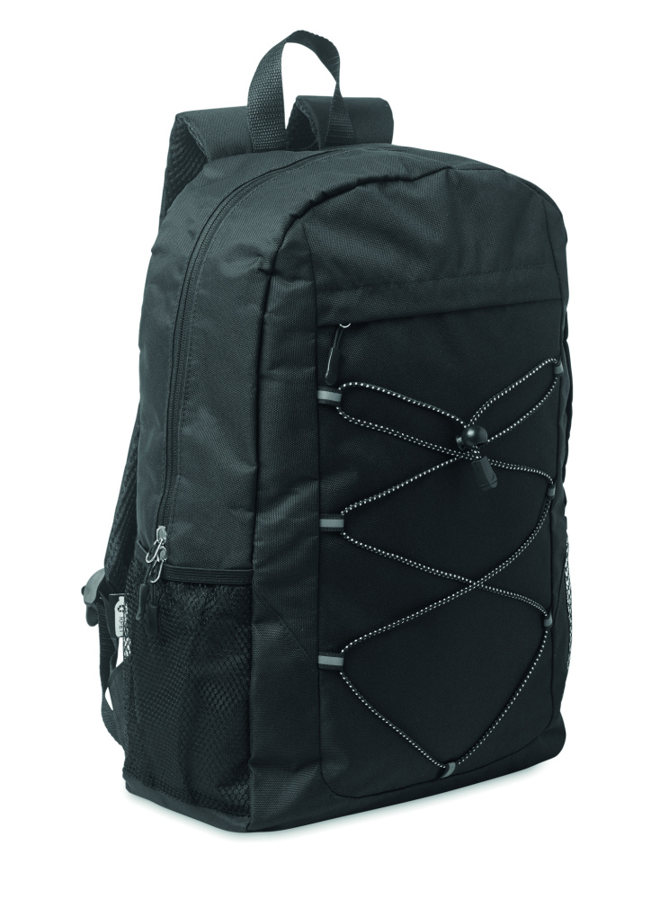 Лого трейд бизнес-подарки фото: 600D RPET polyester backpack