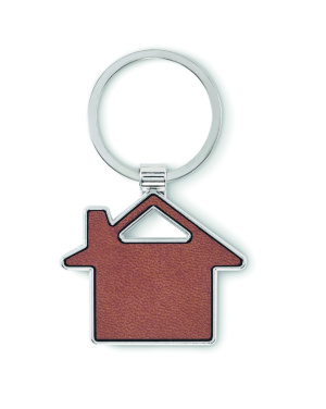 Логотрейд pекламные подарки картинка: House shaped key ring