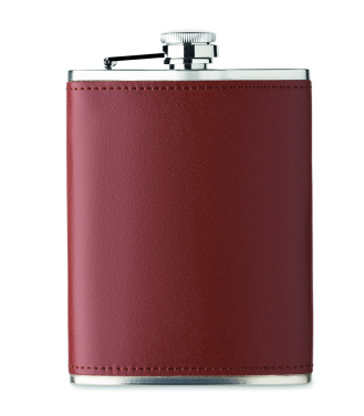 Лого трейд pекламные подарки фото: Slim hip flask 200 ml