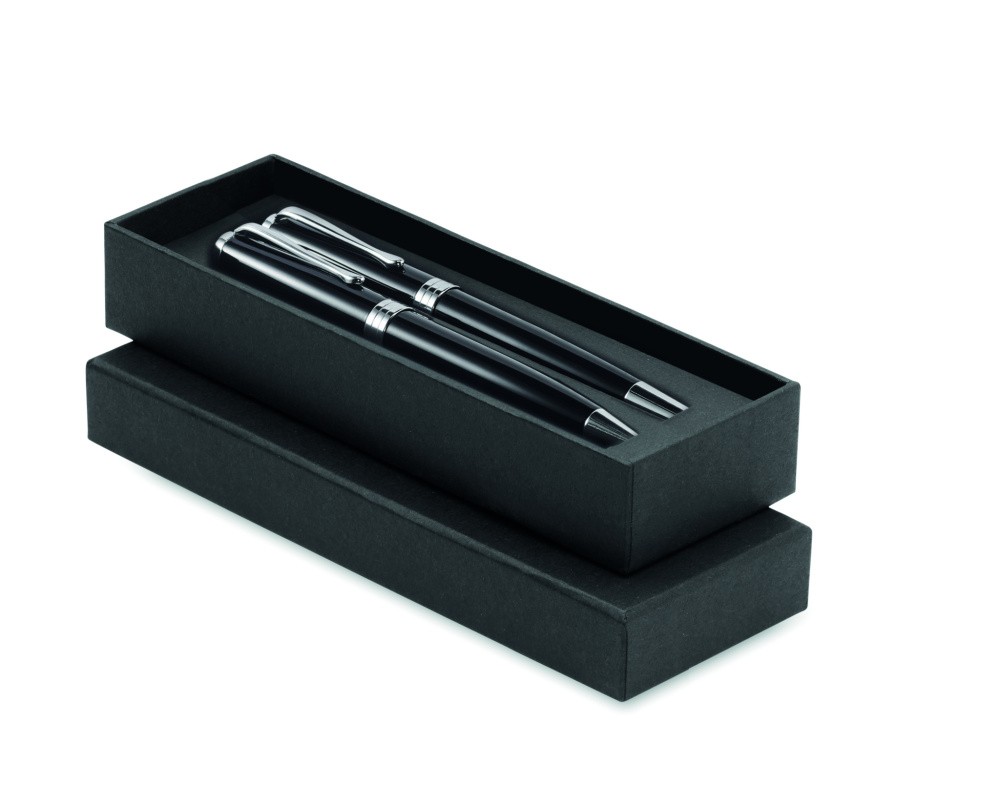 Логотрейд pекламные подарки картинка: Ball pen and roller set