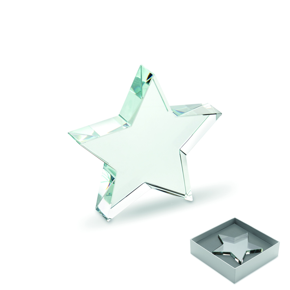 Лого трейд бизнес-подарки фото: Glass star award
