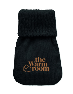 Лого трейд бизнес-подарки фото: Hand warmer knitted polyester